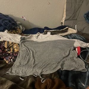 Tie up in the front shirt long sleeve size large 11-13 wore twice